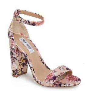Steve Madden Chunky Heel size 9 floral
